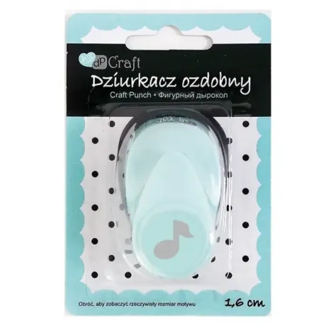 Dziurkacz ozdobny dpCraft 1,6cm Nuta